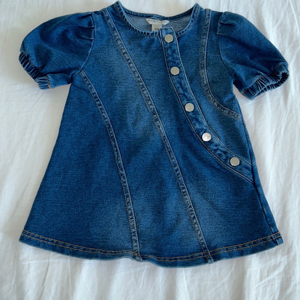 Habitual Denim Dress - 12 months